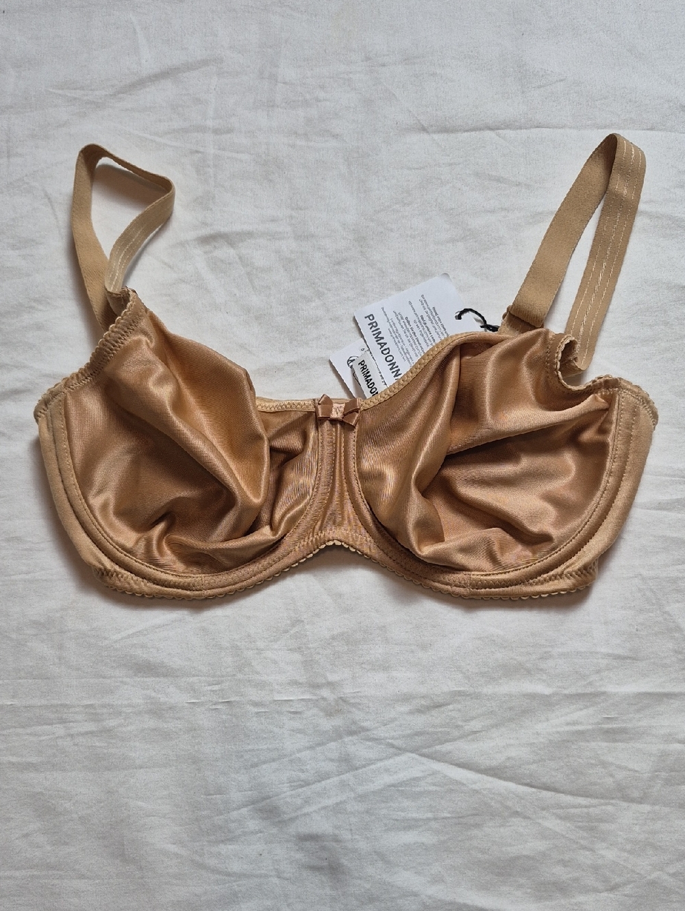Prima Donna Satin Underwire Bra - Tan